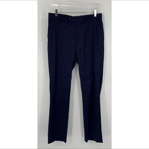 Tommy Hilfiger navy blue flat front trousers pants men suit separate new 34